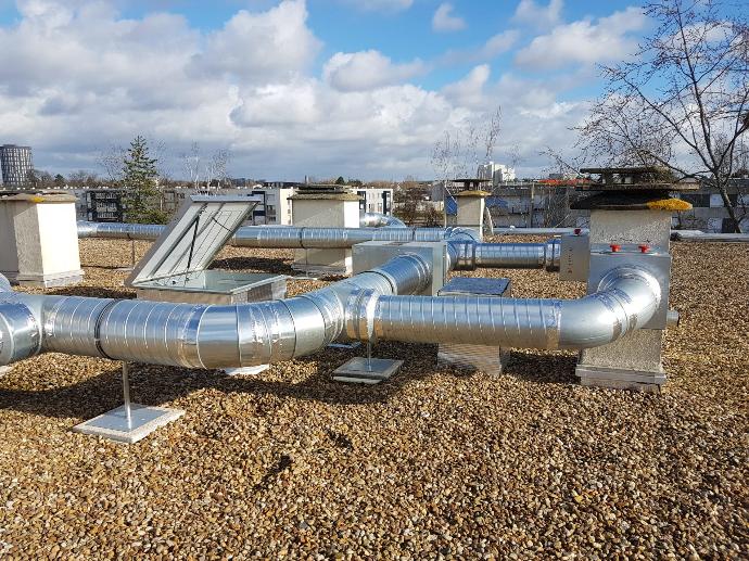 Réseau aéraulique de ventilation (VMC)