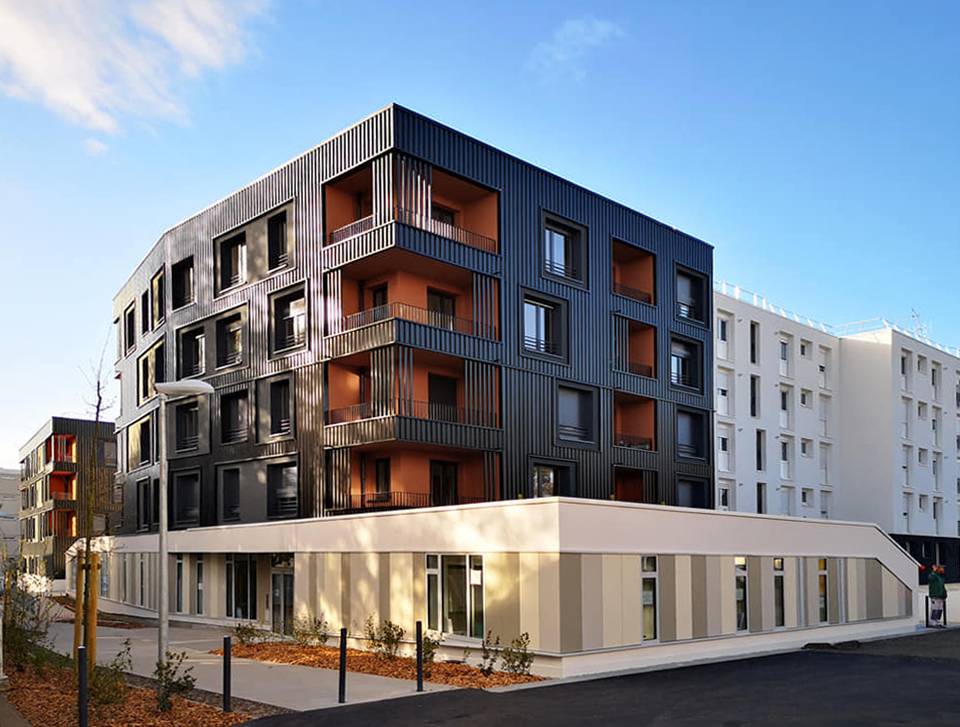 Résidence de logements collectifs testée par Exp’Air 67